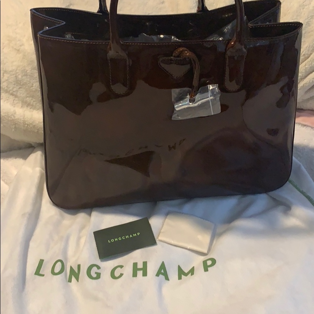 Longchamp Large Patent Tote - Picture 8 of 8